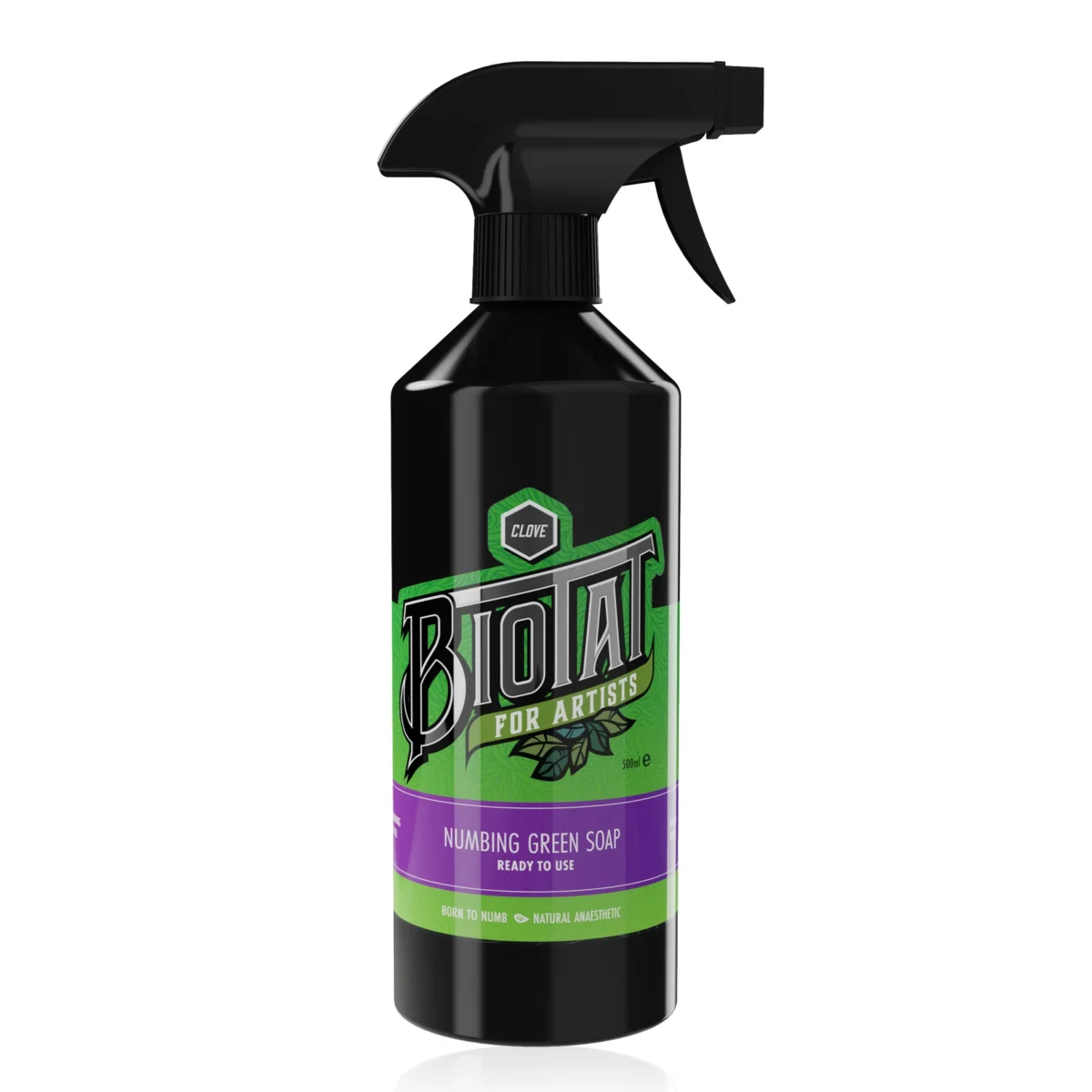 Biotat Natural Numbing Green Soap - Ready to use | ביו טאט סבון ירוק מאלחש טבעי לקעקועים