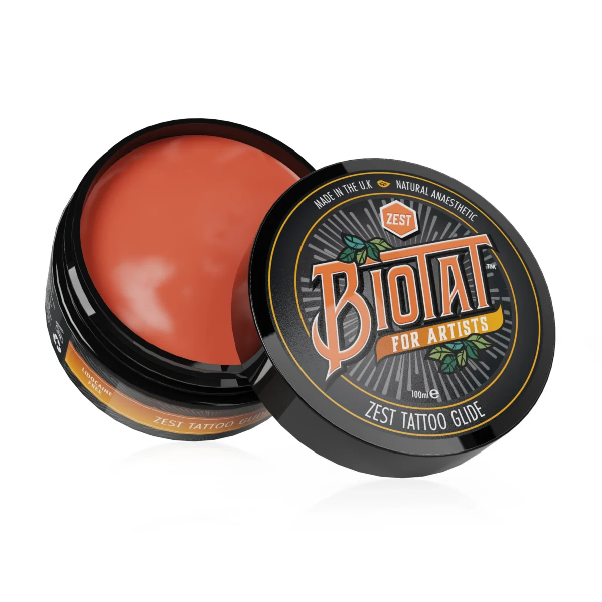 Biotat Natural Numbing Tattoo Glide - ZEST  | ביו טאט גלייד לקעקועים מאלחשת טבעית