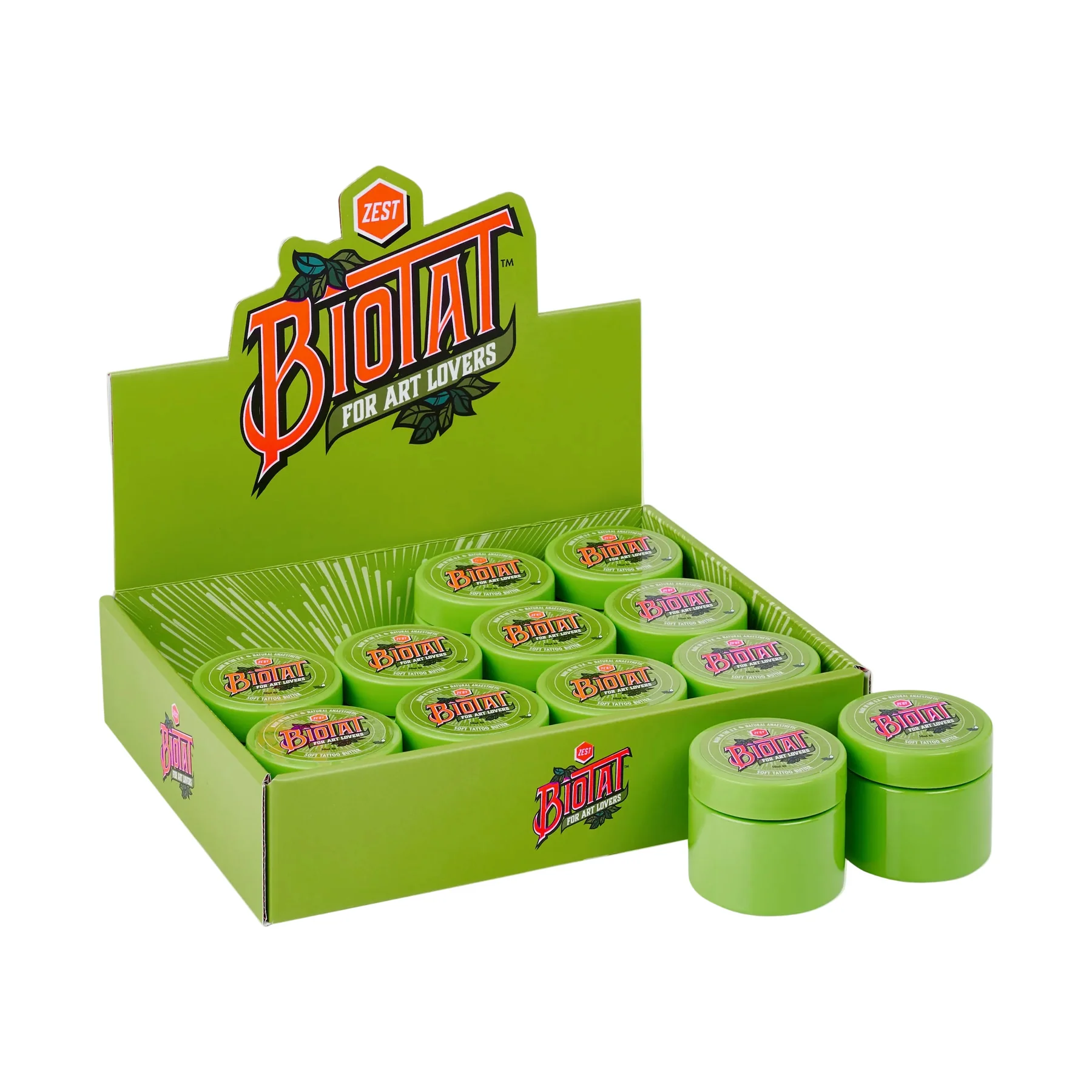 ⁦Biotat Tattoo Butter Balm - Aftercare kit   | ביו טאט משחות החלמה לקעקועים - מארזים לסטודיו⁩ – תמונה ⁦9⁩